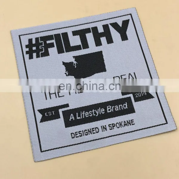 Private Woven Label Kid Clothing Brand Name Clothing Cloth Label photo-6