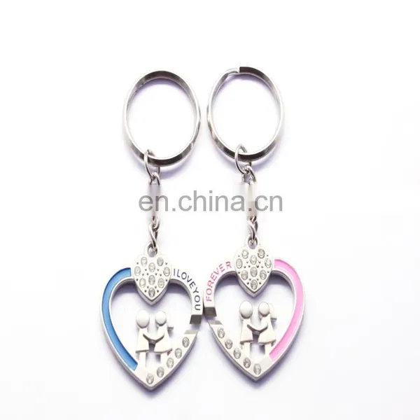 Lovely Custom Shaped Metal Keychain for Lovers photo-5