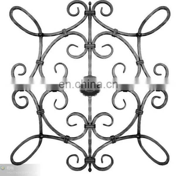 Decorative Wrought Iron Parts for Stair Railing,fence,gate