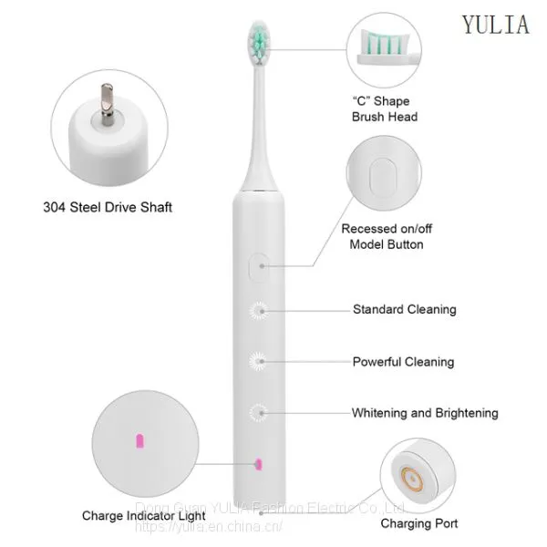 Sonic Electric Toothbrush USB Rechargeable Toothbrush