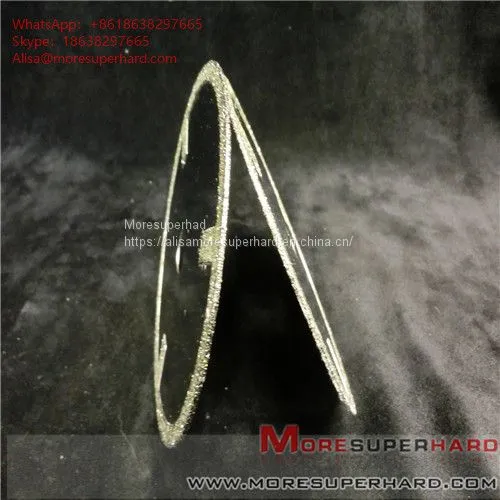 Electroplated Diamond Cutting Discs Have Very Sharp Cutting Performance and Generate Minimum Heat Alisa@moresuperhard.com photo-3
