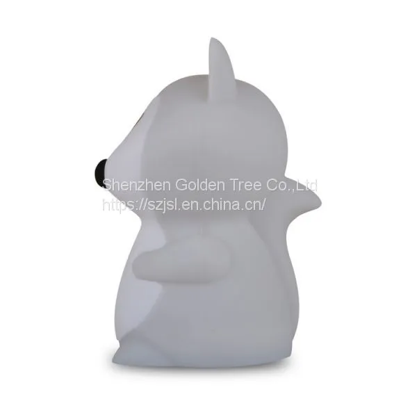 3D LED Silicone Acrylic Friendship Kids Sensor Batteries Small Baby Animal Night Bed Light Remote Control Lamps With USB Charger photo-4