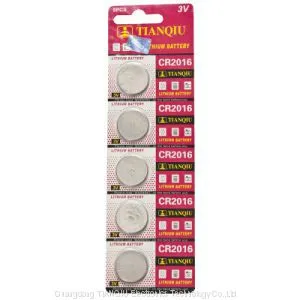 Tianqiu CR2032 CR2025 CR2016 Lithium Button Cell Battery