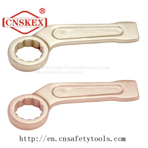 BeCu AlCu Non Sparking Bent Handle Slogging Box End Wrench Spanner
