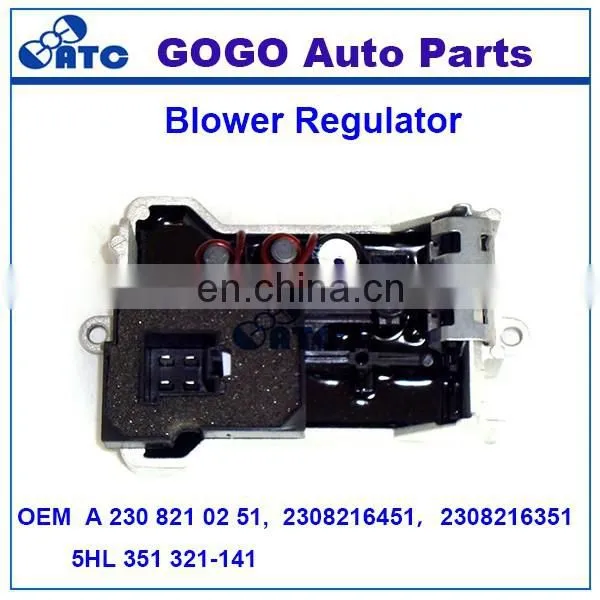 High Quality Heater Blower Resistor for Benz OEM A 230 821 02 51, 2308216451,2308216351,5HL 351 321-141 photo-2