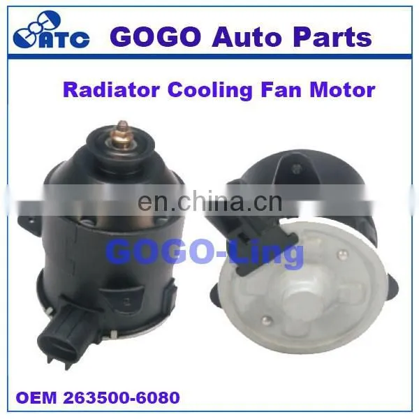 GOGO Radiator Cooling Fan Motor for TY 263500-5730,263500-6080 16363-BZ020