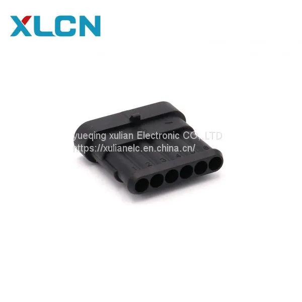 6p AMP Super Seal 1.5 Series Amp Tyco Connector Pins Wire Ways Connector 282108-1 282090-1 photo-4