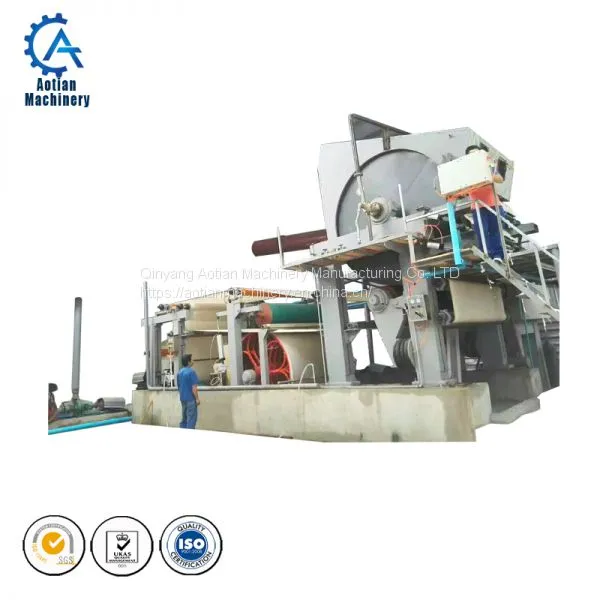 Waste Pulp Paper Recycle Machine Toilet Tissue Paper Making Machine Tissue Paper Machine Automatic photo-5