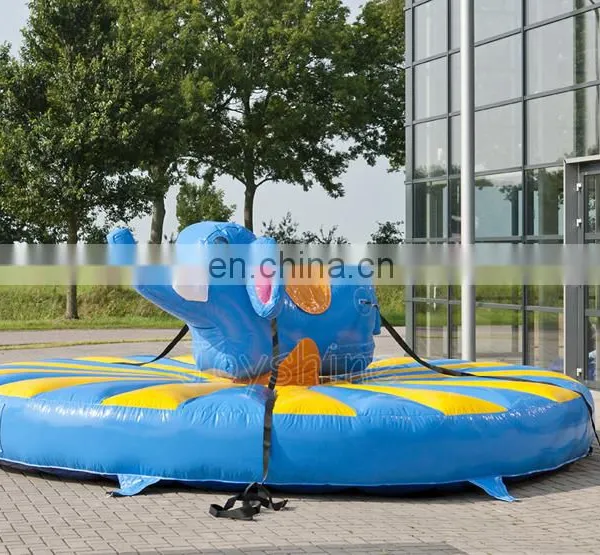 Elephant Theme Inflatable Interactive Adults Pull Riding Inflatable Sport Games For Sale photo-2