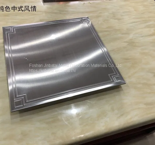Frosted 304 Stainless Steel Ceiling Plate for Food Production Workshop With A Shape Keel Accessories photo-3