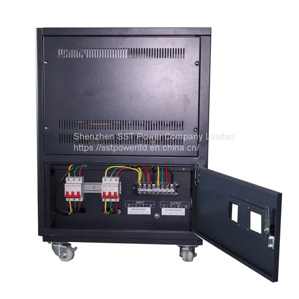 Industrial 380VAC Power 15KVA 30KVA 60KVA Servo 3 Phase Automatic Voltage Stabilizers photo-3