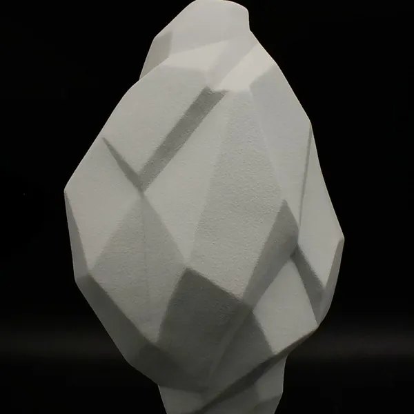 Modern Irregular Prism Ceramic Flower Vase/ Ornament
