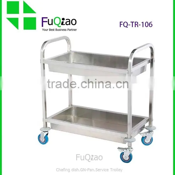 Restaurant Hotel Room Service Trolleys , Service Cart , Food Service Trolley for Restaurant Equipment photo-2