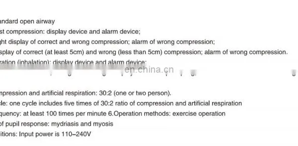 NEW Simple Type Electronic MKR-CPR190 Advanced High Quality Half Body CPR Training Manikin photo-3