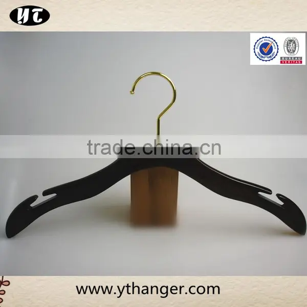 High Quality Wooden Dress Hanger With Grooves for Lady photo-2