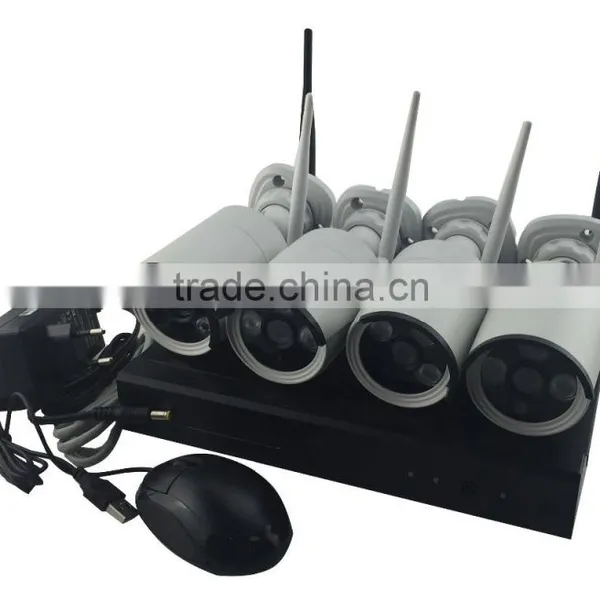 2016 Home Use Wireless WIFI NVR Kits 4 Pcs Hotselling Cheap IP 1.0MP 1.3MP 2.0MP Cameras photo-4