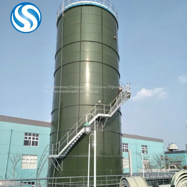 WS Brand Waste Water Storage Equipement With Enamel Coated Use for Wastewater Treatment Plant