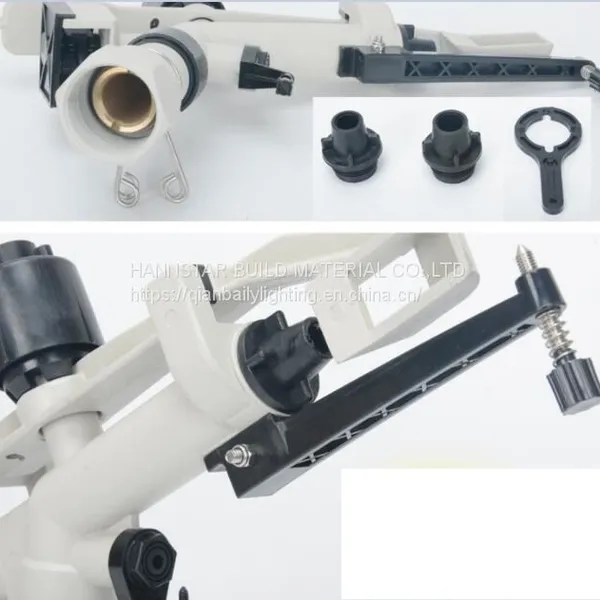 1.5 Inch Rocker Arm Sprinkler Automatic Rotation Agricultural Sprinkler Spray Gun photo-5
