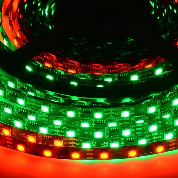 Dc24v Digital Rgb Led Light Strip 5m 60 Leds Break Point Ws2811 Full Color Pixel Rgb Led Strip LC8806s