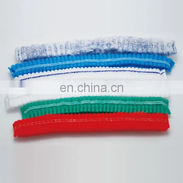 Security Safety Nonwoven Bouffant Cap Safety Clip Cap Food Industry Disposable Head Cover photo-5