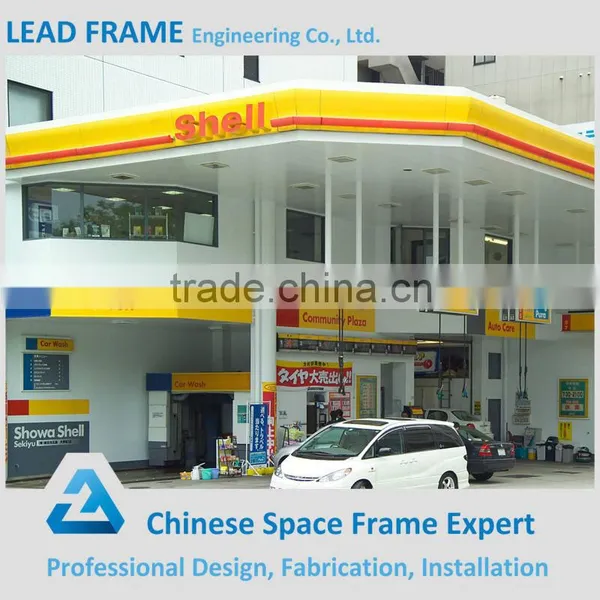 China Supplier Gas Station Construction With Light Steel Frame Roof photo-3