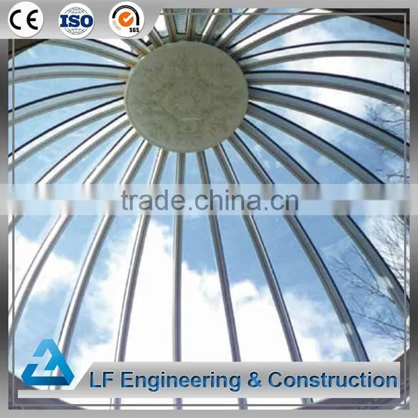 Light Steel Structure Glass Doom Cover photo-2