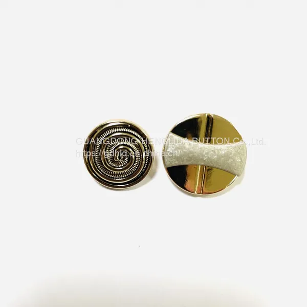 2023 Custom OEKO-TEX Gold Metal Hand Sewing Button for Coat photo-3