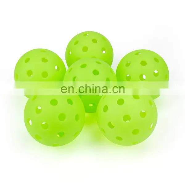 High Quality and Durable Indoor 74mm 26-hole USAPA Approve Pickleball Balls photo-3