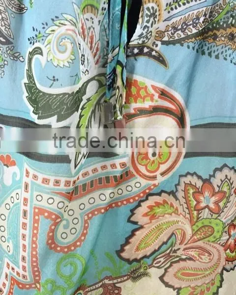 High Quality Silk Chiffon Modal Printed Sleeveless Blouse photo-6