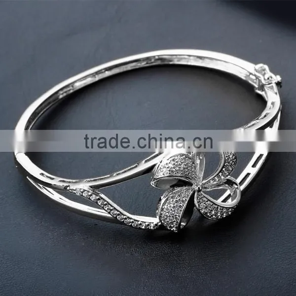 New Chinese Style Jewelry Windmill Shape Best Gift for Women 18K Gold Plated Bangle photo-5