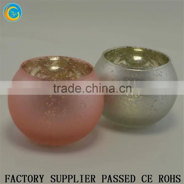 Rose Gold Glass Ball Candle Holder Moroccan for Wedding Decoration Quality Choice photo-6