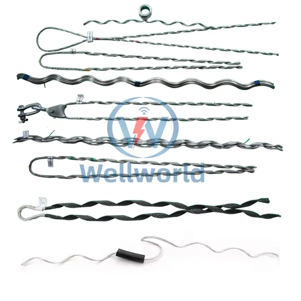 Various Kind of Preformed Dead End Guy Grip /insulator Tie From Wellworld Power