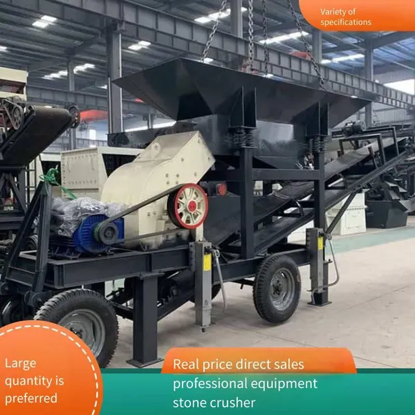 Mobile Crusher for Construction Waste, Sand Making Machine for Mines, Equipment for Producing Sand From Cobblestones, Impact Hammer Sand Making Machine