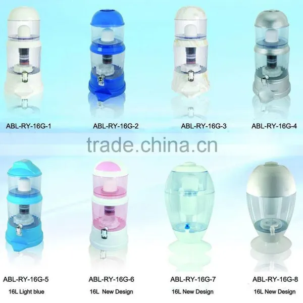 16L White Color Mineral Water Pot / 7 Stage Filter Table Top Filter photo-2