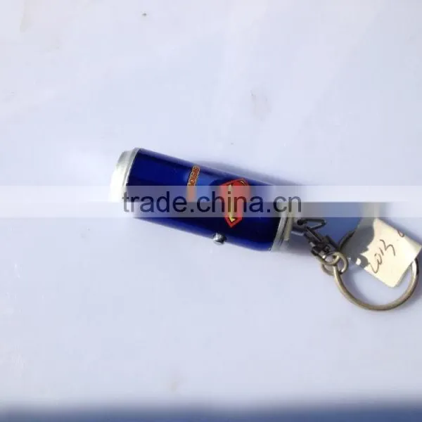 Led Cna Shape Flashlight Keychain, Lesd Projector Bottle Shape Keychain for Promotional Gifts,custom Logo Keychain for 2015 photo-2
