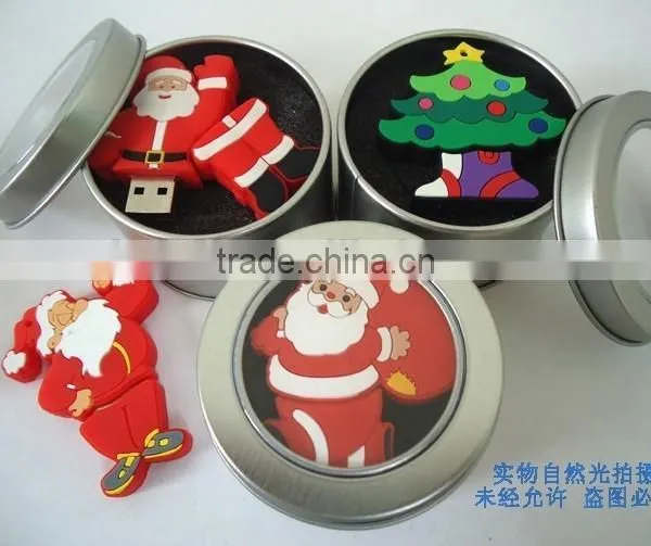 Christmas Gifts for Business Clients High Quality Full Capacity Usb Flash Drive photo-3