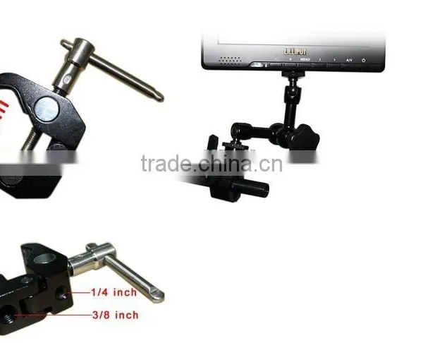 New Arrival ,clamp for LCD Screen ,camera Super Clamp Small Size ,magic Arm Clamp photo-2