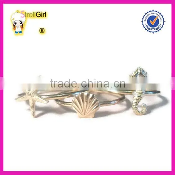 Wholesale Fashion Jewelry Starfish Ring 2 Gram Gold Ring photo-2