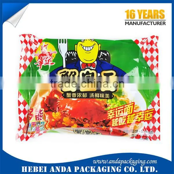 Plastic Food Printed Packaging Bag for Noodles/plastic Packaging Film for Instant Noodles/spaghetti Pasta Packaging photo-2