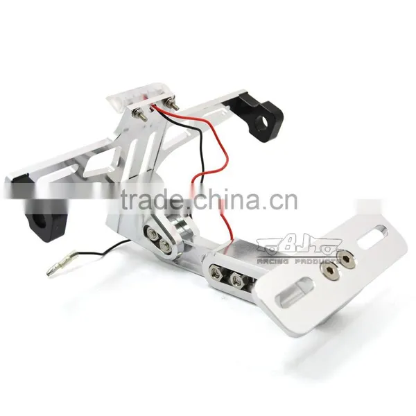 BJ-LPL-039 Performance Aluminum Universal Motorcycle License Plate Frame Bracket With LED photo-2