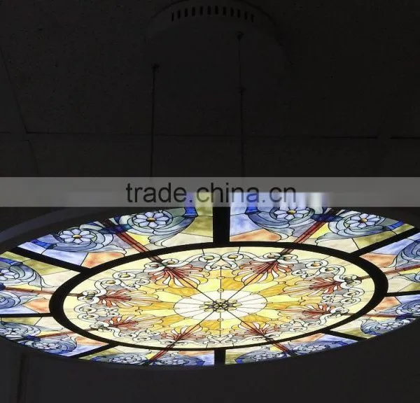 60cm Indoor Use Customize Color Printing Round Led Panel Chandelier photo-2
