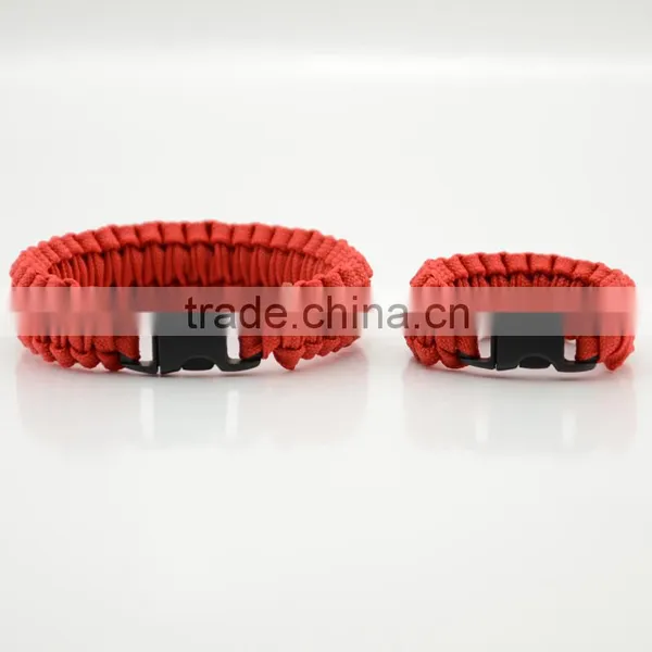 2016 Army Survival 550 Parachute Cord Bracelet With Plastic Buckle for Outdoor Survival photo-4