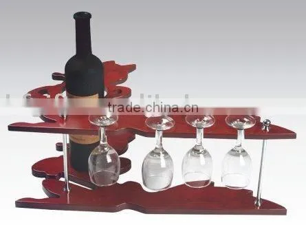 wooden wine rack/set