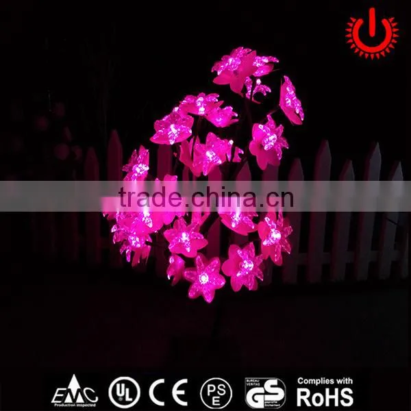 LED Pink Flower 110v Christmas Tree Light