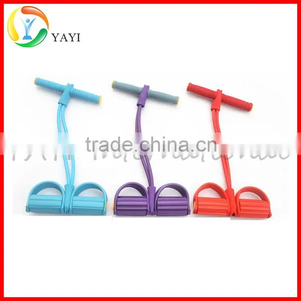 Body Building Expander Latex Tube Foot Elastic Pull Rope photo-2