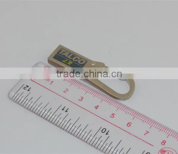 4G 8G 16G 32G Metal USB Flash Drive With Snap Hook photo-2