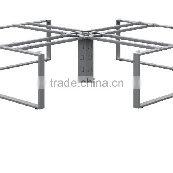 Steel Table Legs for 4 Person Partition Workstation
