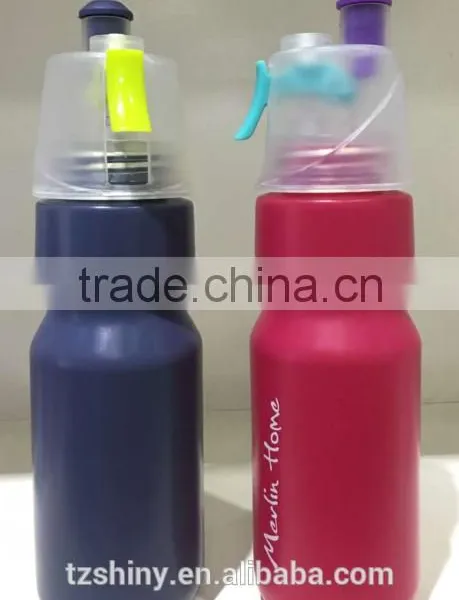 2016 New Arrival Plastic Spray Bottle Plastic Sports Drinking Bottle With Flip Top Lid photo-2
