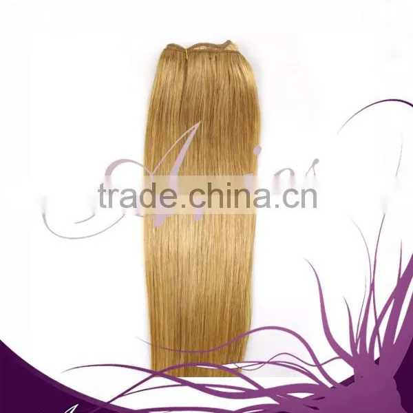 100% Virgin Remy Real Human Hair Extensions Hair Weft photo-5