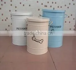 Warehouse Pet Cat Food Container Brand Promotional Dog Food Container Metal Supplier's Choice photo-4